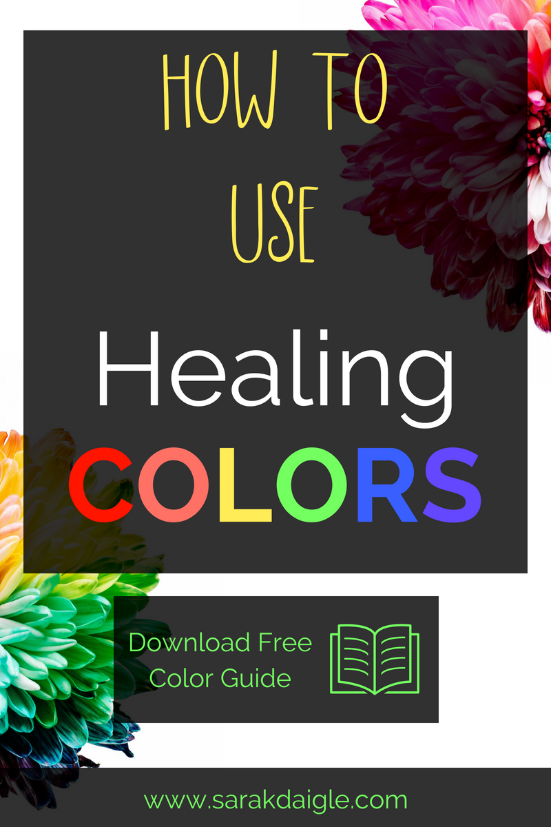 Healing colors can be used to help provide relief from trauma and pain.